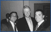 Robert M. Silverman and Craig T. Kimmel with Bill Clinton