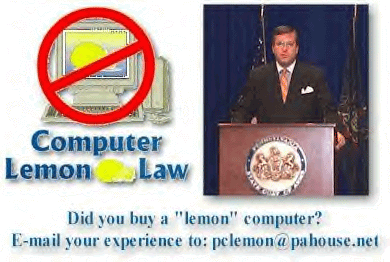 Computer lemon law graphic