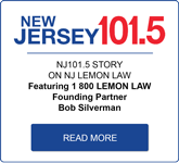 1 800 Lemon Law on New Jersey 101.5